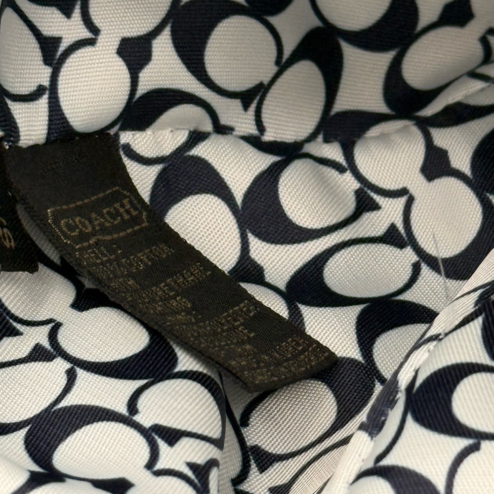 Coach Monogram Blue and White Bucket Hat - Picture 5 of 7